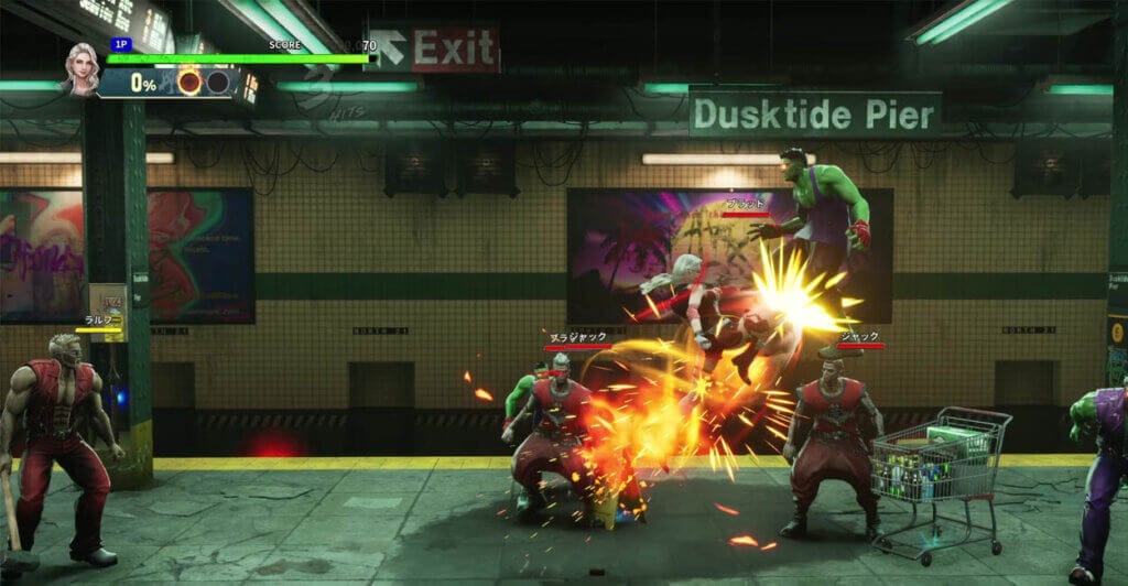 Combate Frenético de Double Dragon Revive, jogo coop local e online.