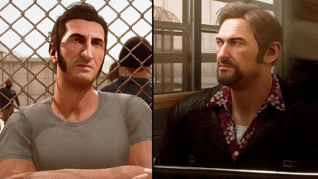 Personagens de A Way Out, um jogo multiplayer local para pc e consoles
