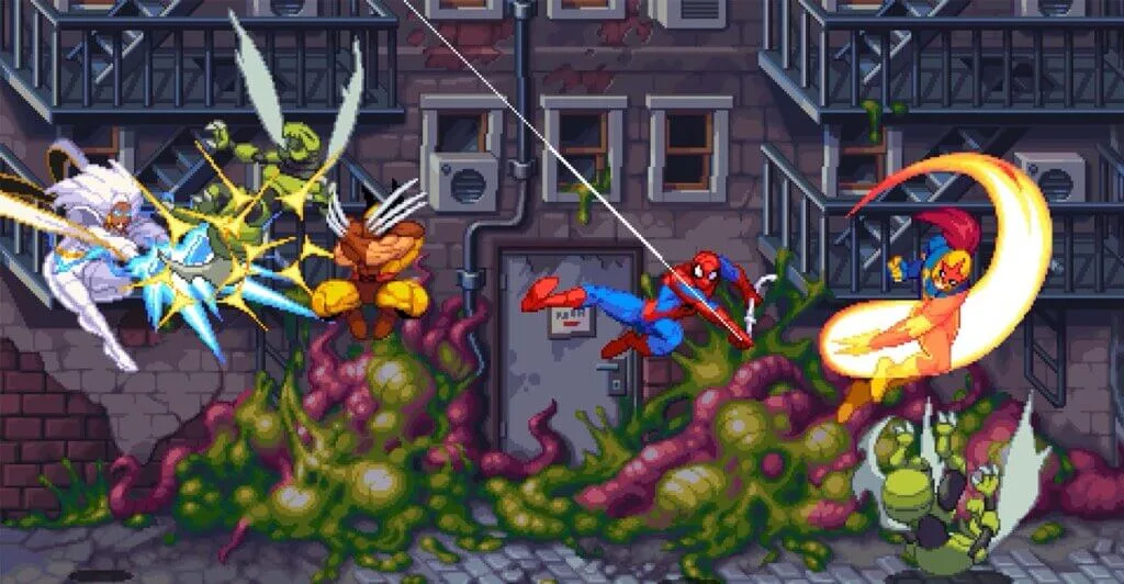 Personagens do jogo multiplayer para pc e consoles, Marvel Cosmic Invasion.