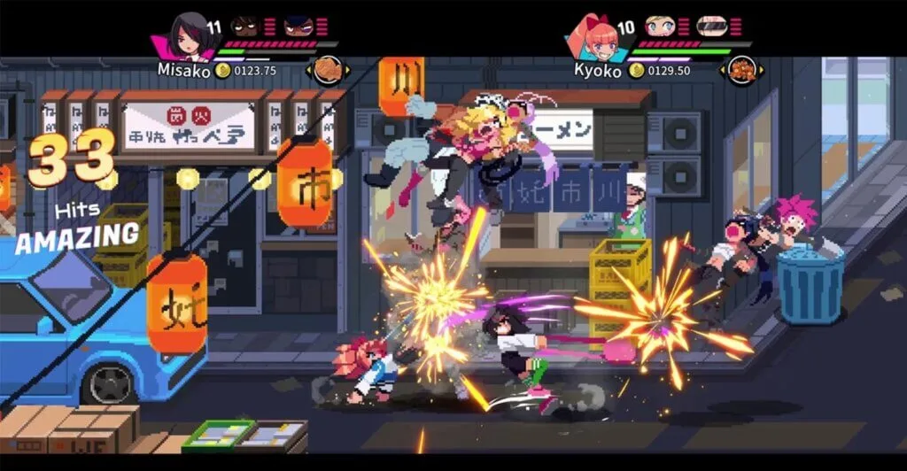 Gameplay de River City Girls 2, Beat'em Up Coopeartivo para PC e Consoles.