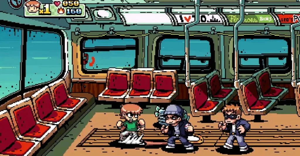 Gameplay de Scott Pilgrim vs. The World: The Game, jogo multiplayer coop de consoles e pc.