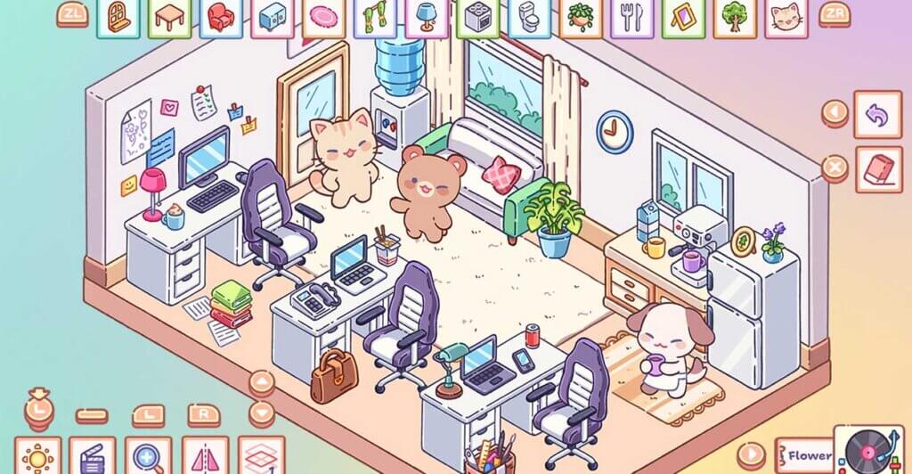 Gameplay de Cozy Tiny Home, Cozy Game para Nintendo Switch