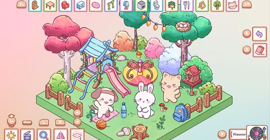 Ambiente Decorado de Cozy Tiny Home, Cozy Game Fofinho.