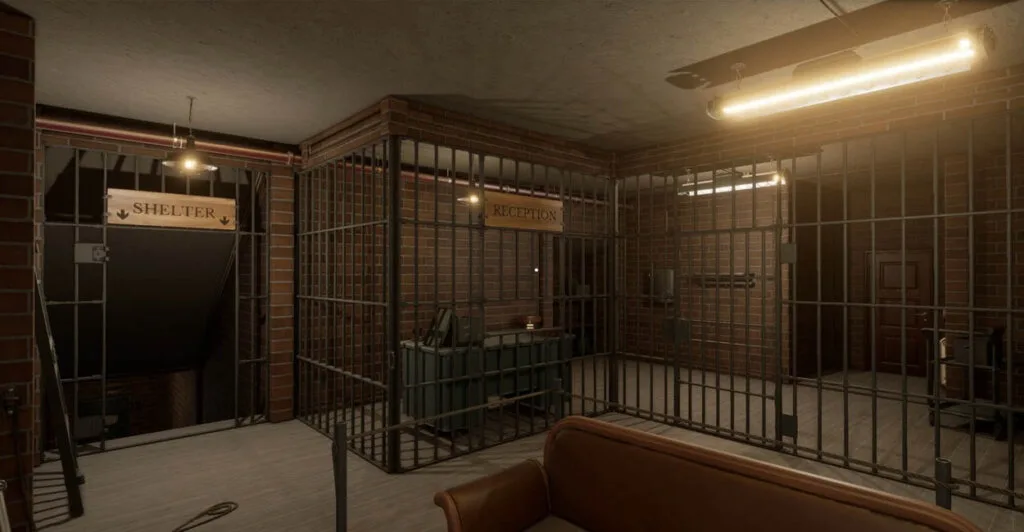 Um dos jogos escape room multiplayer, Escape Memoirs.