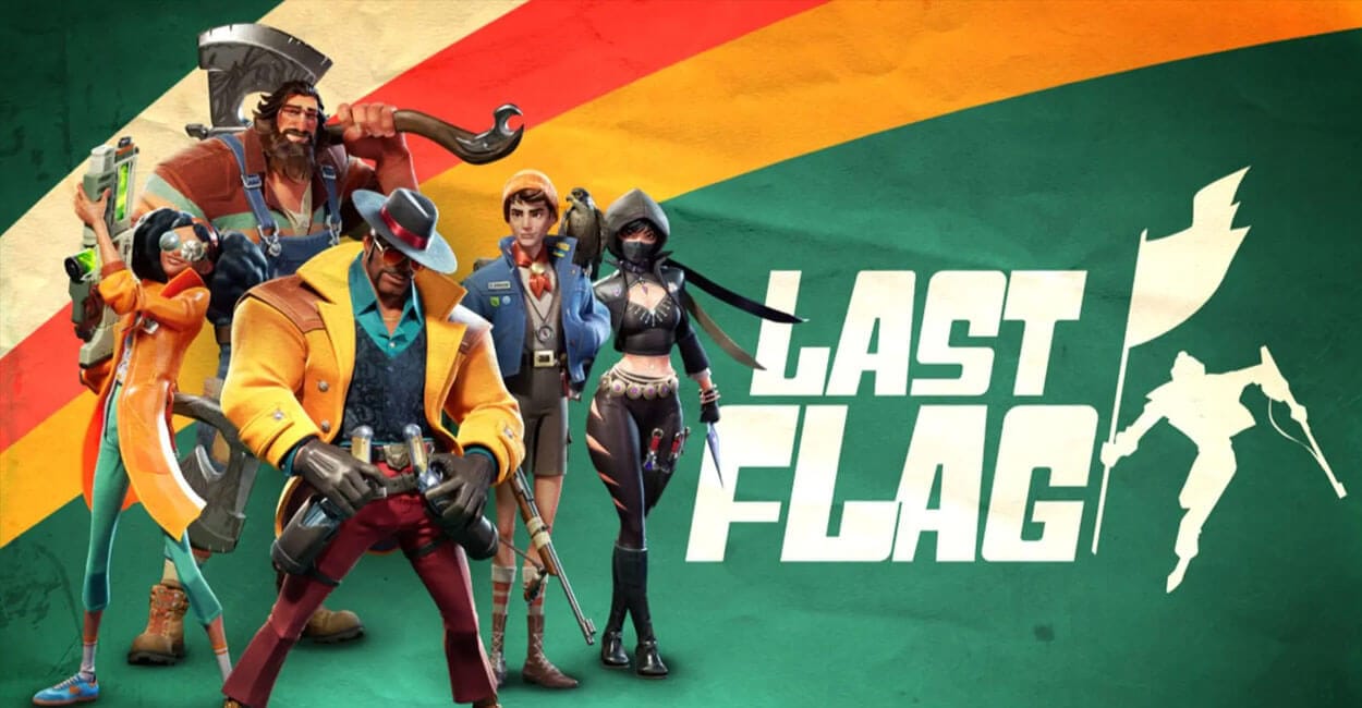 Titulo de Last Flag, jogo multiplayer online e competitivo para pc.