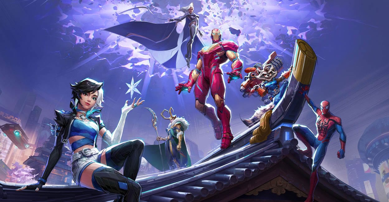 Titulo de Marvel Rivals, Jogo Competitivo Gratuito para PC e Consoles