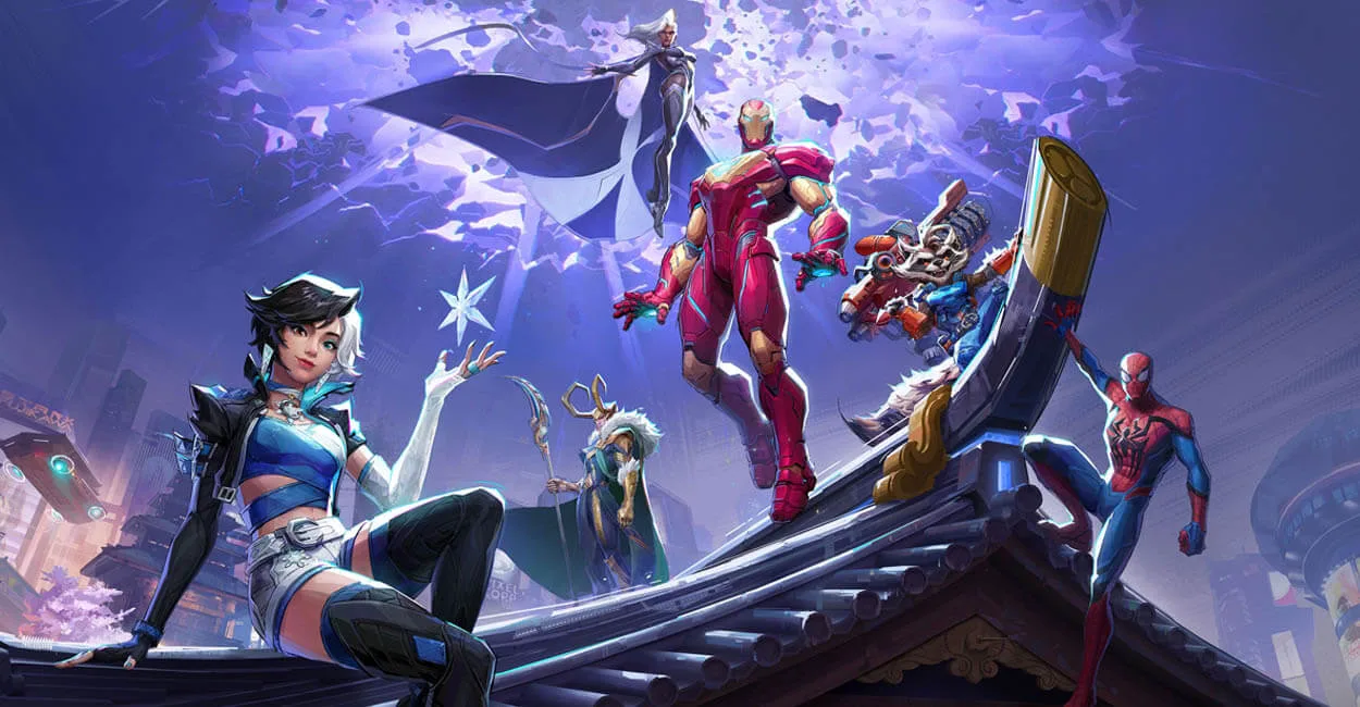 Titulo de Marvel Rivals, Jogo Competitivo Gratuito para PC e Consoles