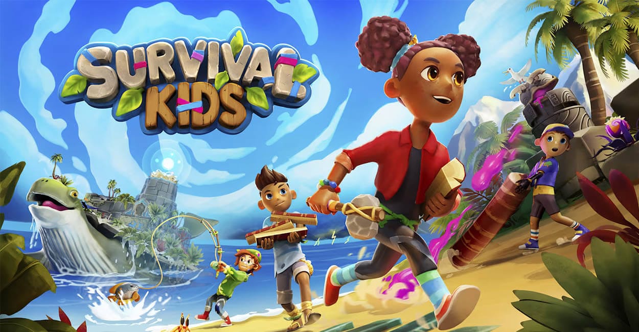Capa de Survival Kids, jogo multiplayer local e online para Nintendo Switch 2.