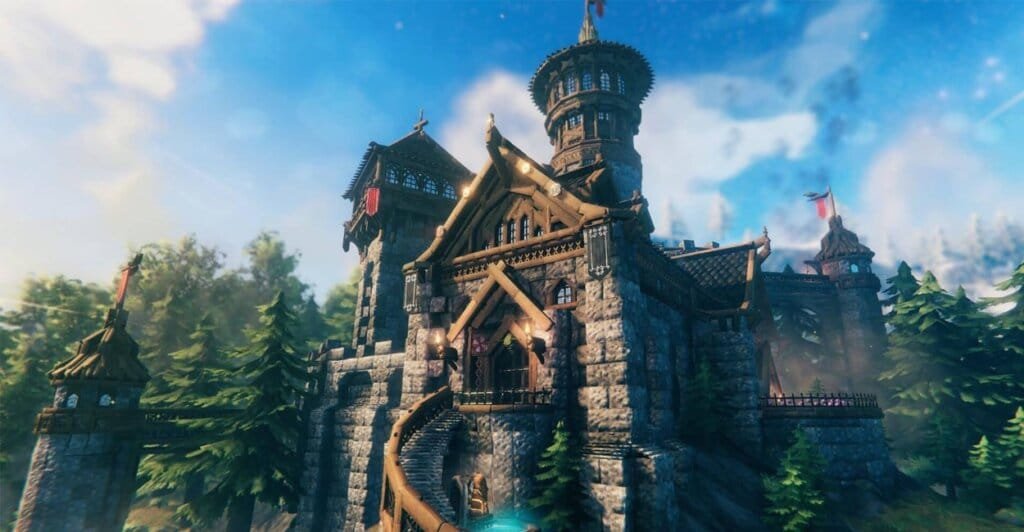 Gameplay de Valheim, um dos melhores Jogos de Sobrevivência Multiplayer.