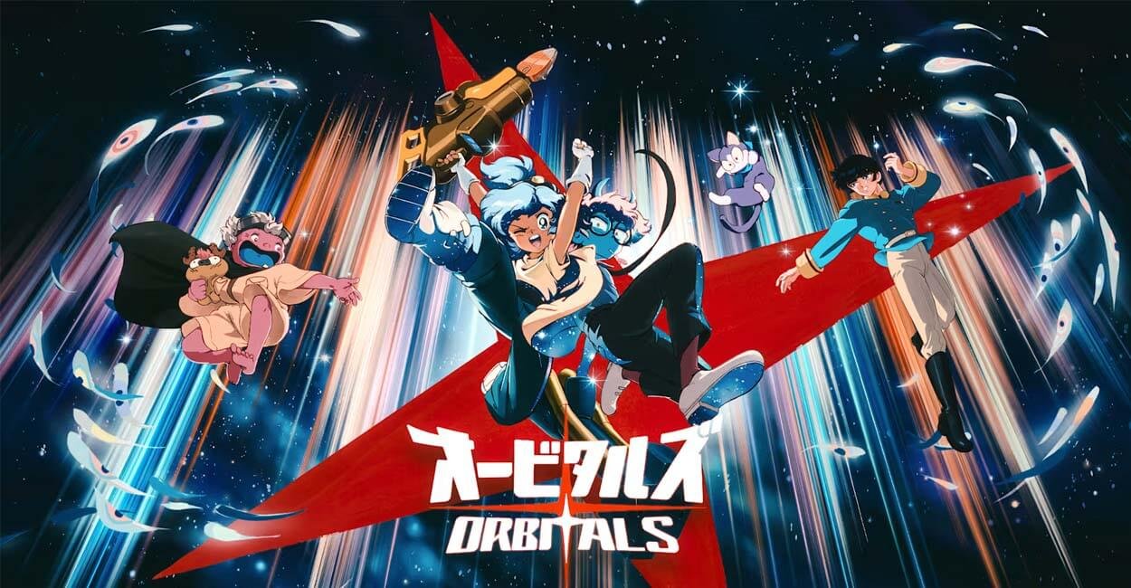 Titulo de Orbitals, jogo cooperativo de casal para Nintendo Switch 2.