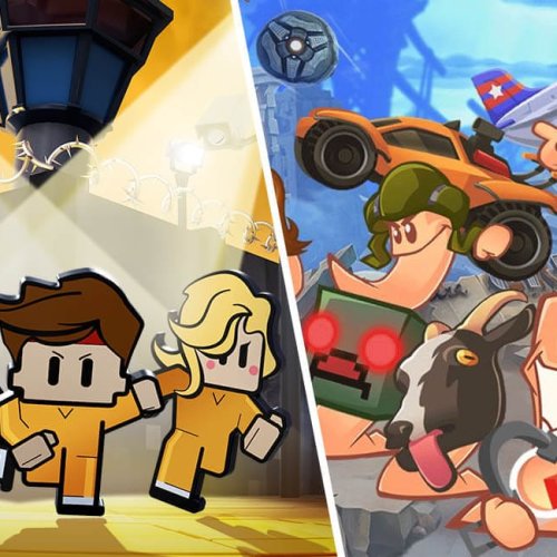 Capa com os Melhores Jogos Multiplayer Local para PCs Fracos