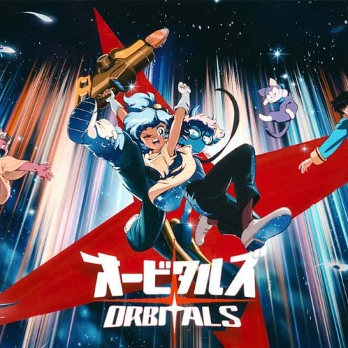 Titulo de Orbitals, jogo cooperativo de casal para Nintendo Switch 2.
