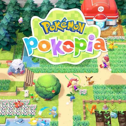 Titulo de Pokémon Pokopia, novo cozy game pokémon.