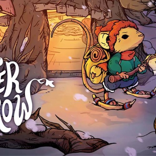 Capa de Winter Burrow, Cozy Game de Sobrevivência.