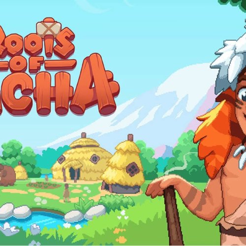Arte Promocional de Roots of Pacha, um dos Cozy Games como Stardew Valley